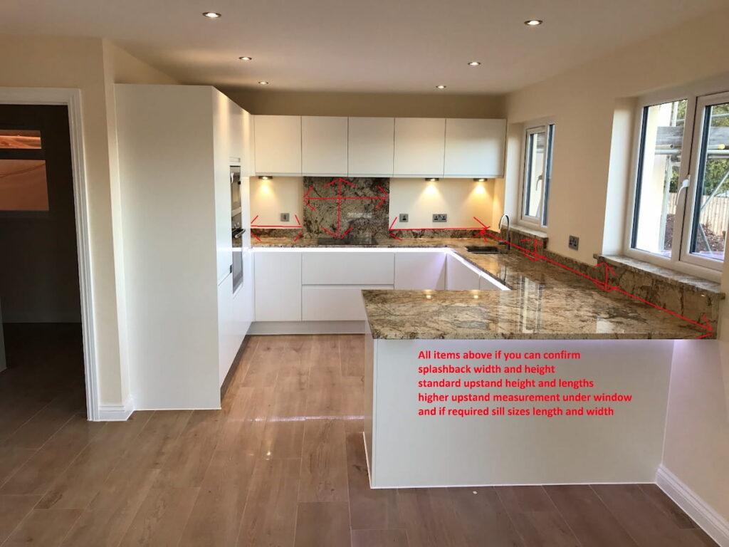 how to measure your kitchen worktop