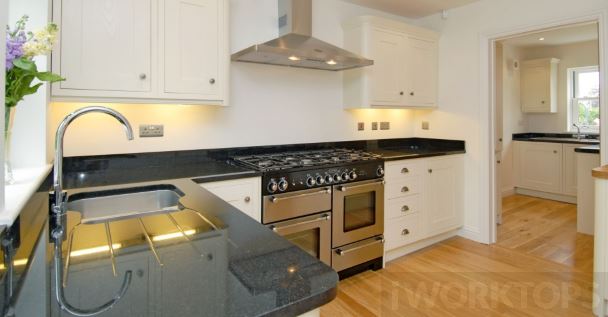 Kitchen worktop splashback