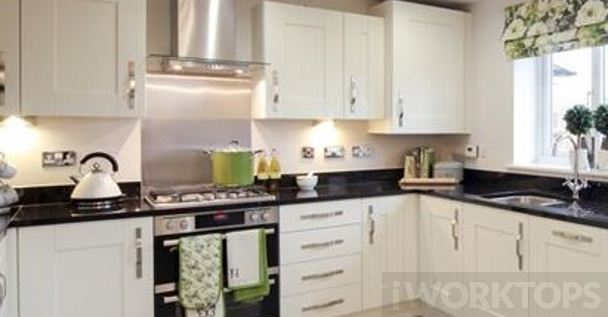Kitchen worktop splashback